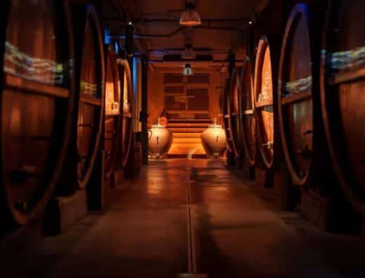 view of old cellars in a Cellar visit in Alsace, Guided Wine Tasting