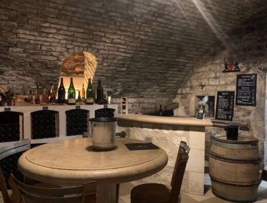 Stop at a winery, visit the domain and tasting room for Chablis wines tasting on a trip to Burgundy from Paris
