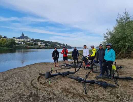 bicycle ride along Saumur