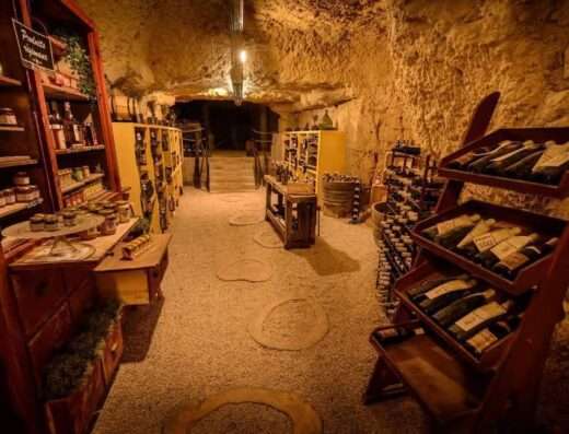 Caves Ambacia old cellars visit in Loire