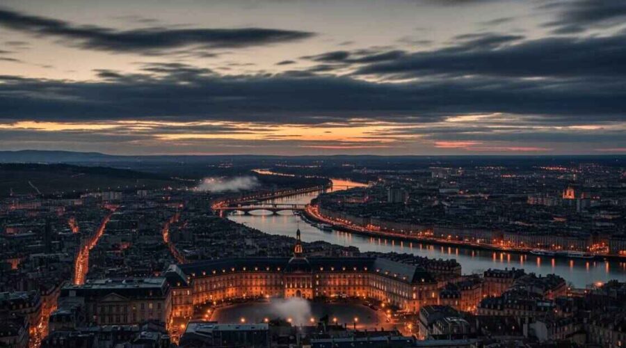 Bordeaux town, France