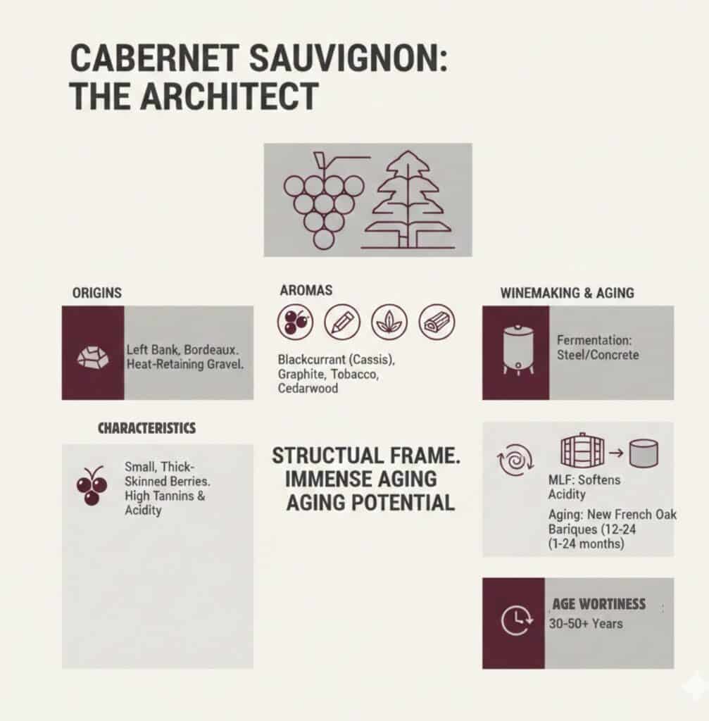 Cabernet Sauvignon: caracteristics and style in Bordezux