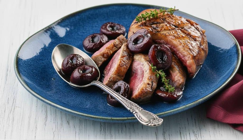Duck fillet with Cherries