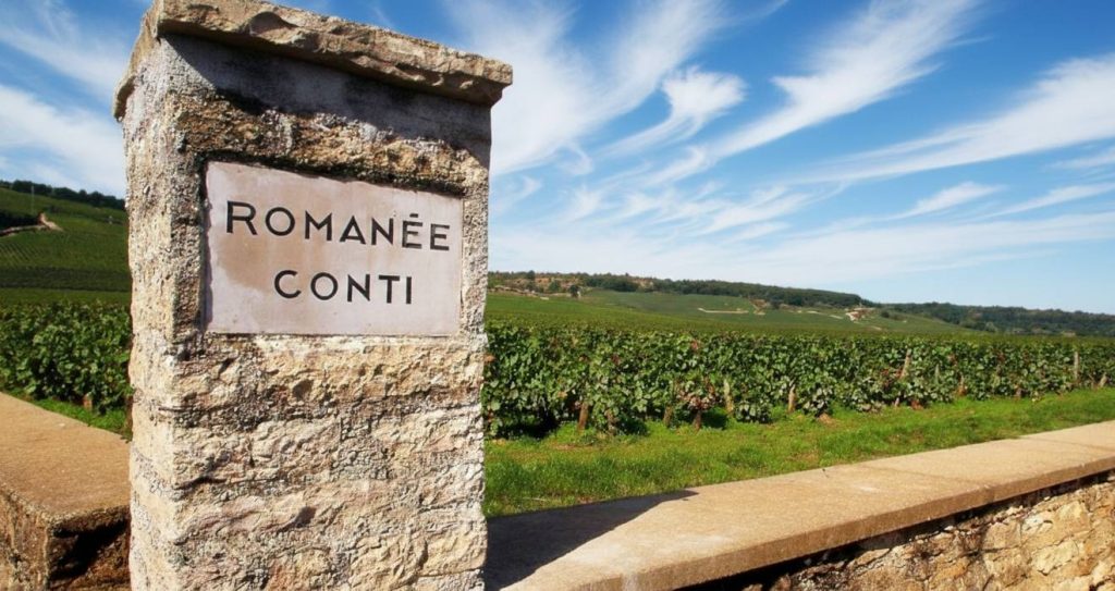 Romanée Conti domain, in Côte de Nuits grand Crus