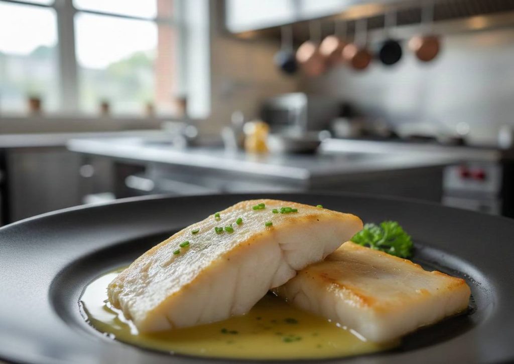 Pike Perch with sauce beurre blanc