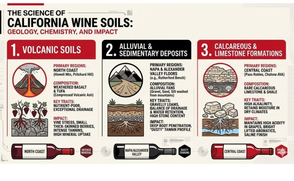 California wine region soil