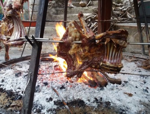 Cretan Antikristo grilled meat