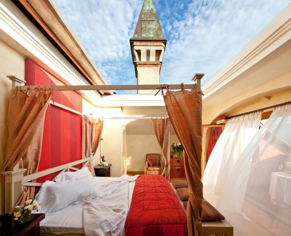 terrace private view of Albereta relais et Chateaux, Erbusco, Lombardy